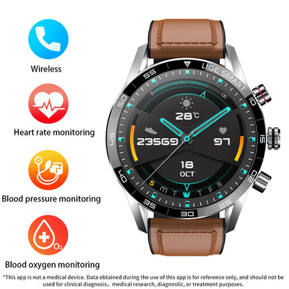 bluetooth smartwatch men blood pressure &amp; heart rate