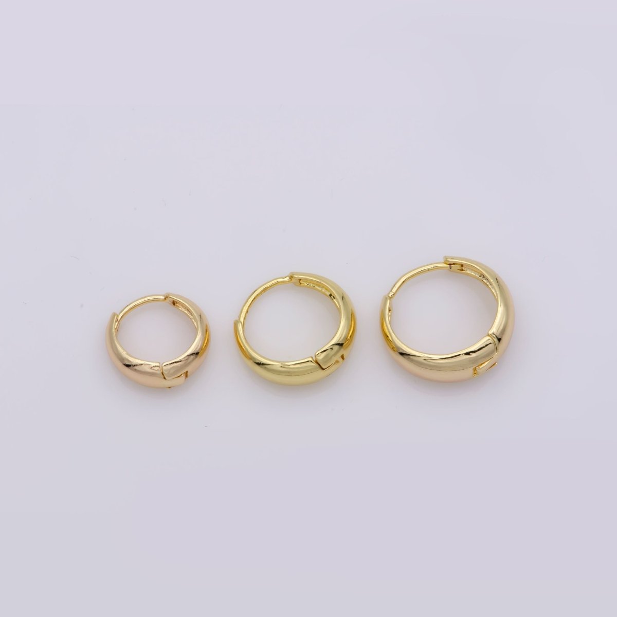 24K Gold Filled Huggie Hoop Earrings – Minimalist Everyday Jewelry