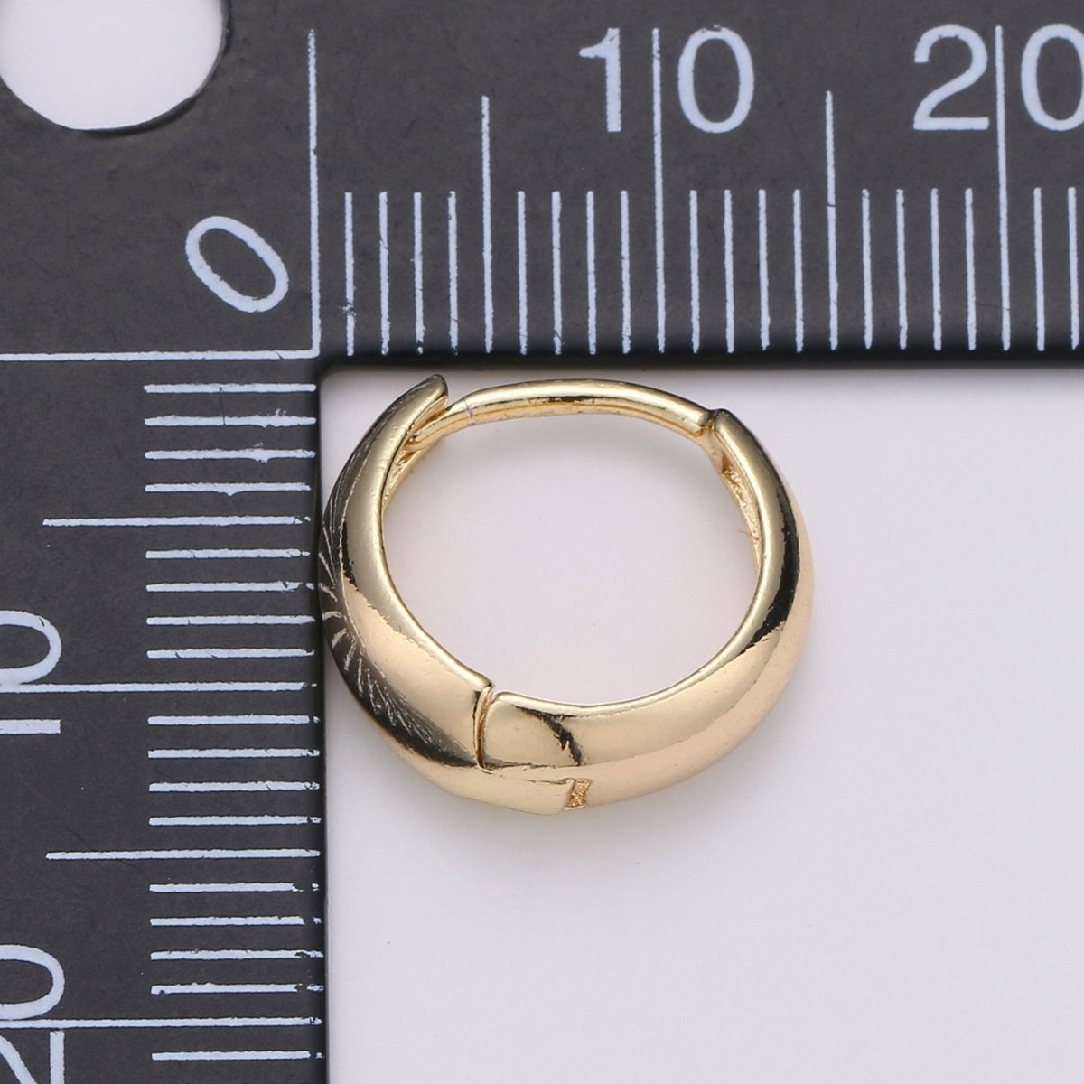 24K Gold Filled Huggie Hoop Earrings – Minimalist Everyday Jewelry