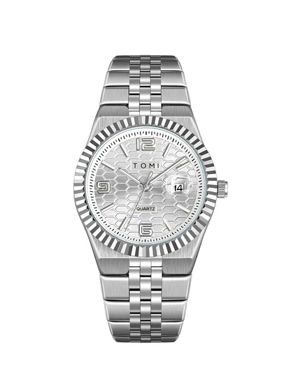 Fashionable minimalist mens watch