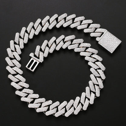full zircon hip hop necklace