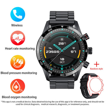 bluetooth smartwatch men blood pressure &amp; heart rate