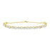 14k gold plated sterling silver diamond bracelet women