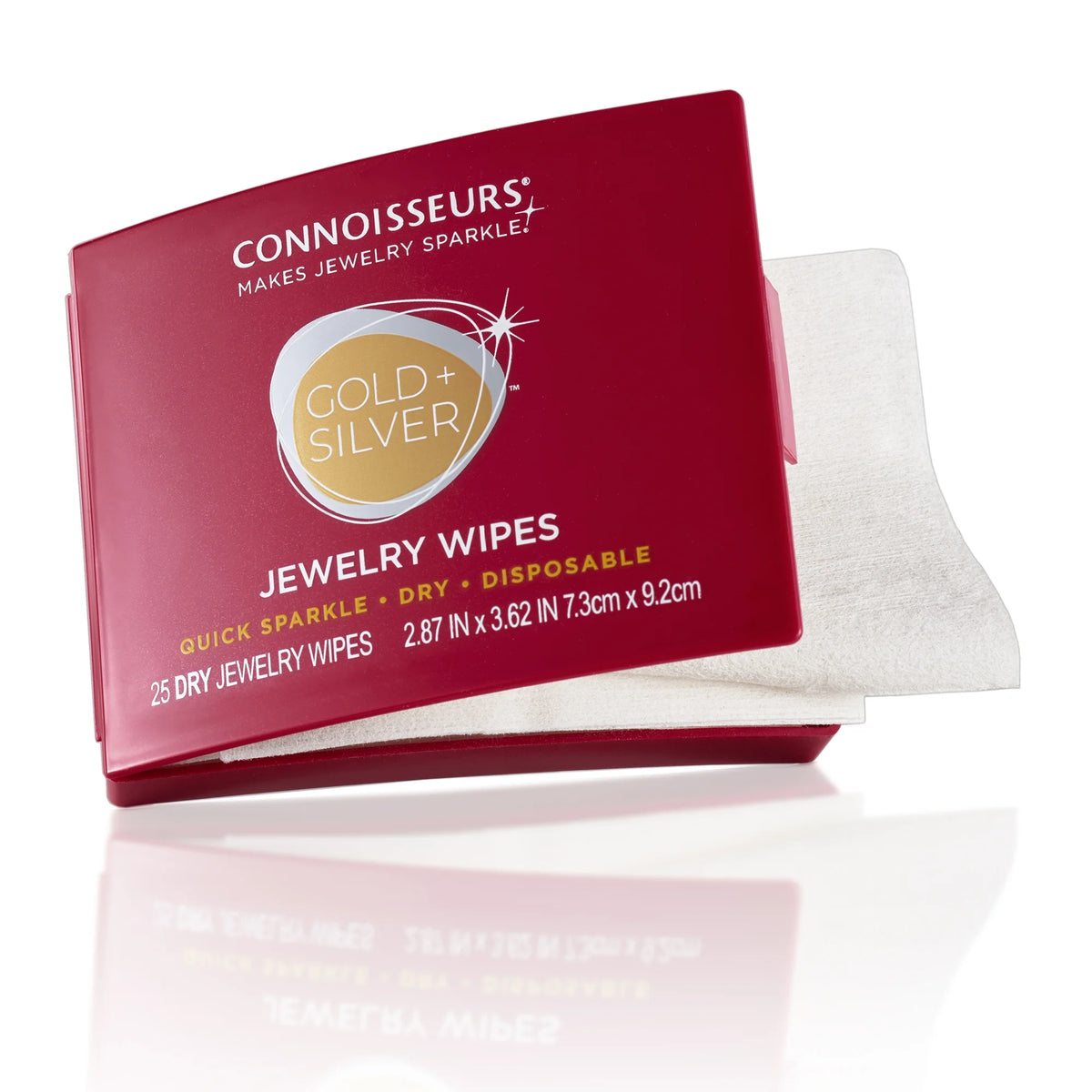 Jewelry Cleaning Wipes Gold &amp; Silver – 25 Count Pack