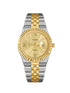 Fashionable minimalist mens watch