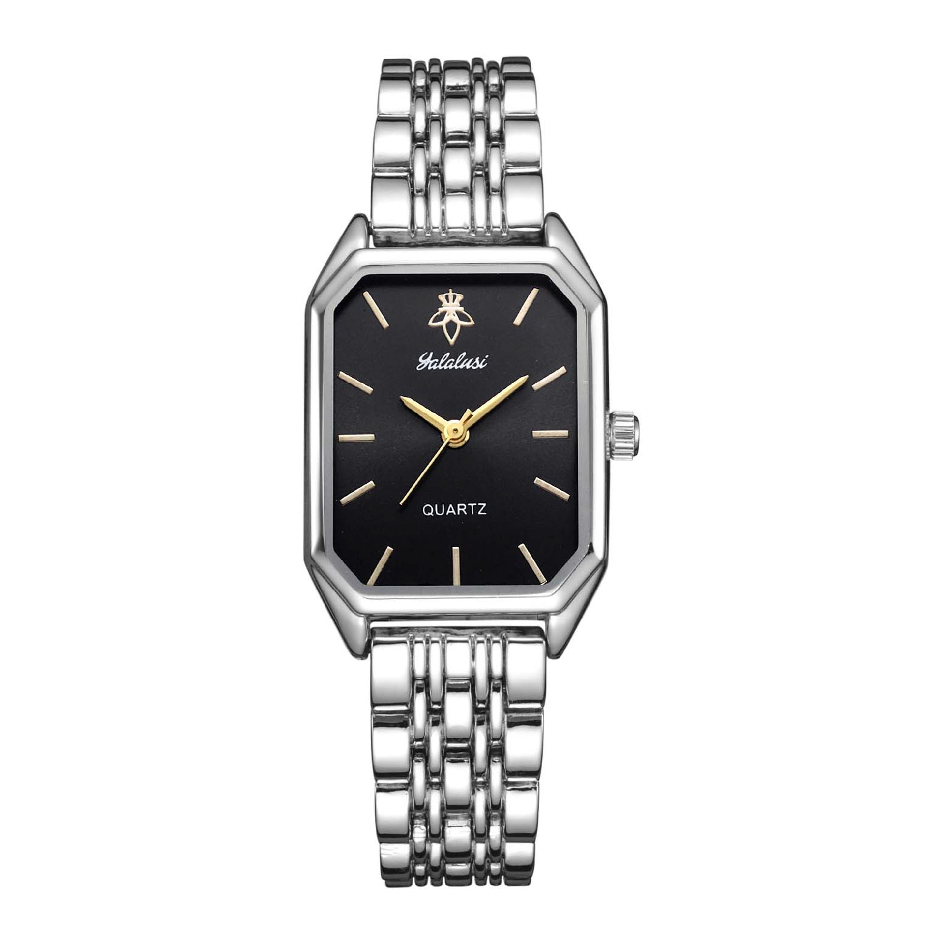 Square dial women's watch front view