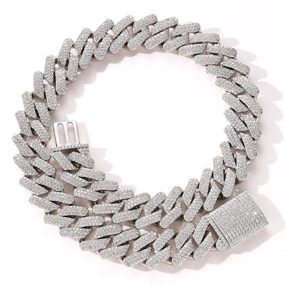 full zircon hip hop necklace