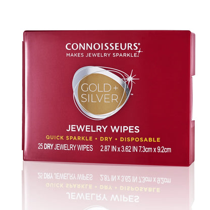 Jewelry Cleaning Wipes Gold &amp; Silver – 25 Count Pack