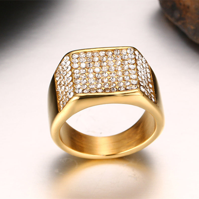 Titanium steel diamond men&