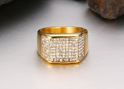Titanium steel diamond men&