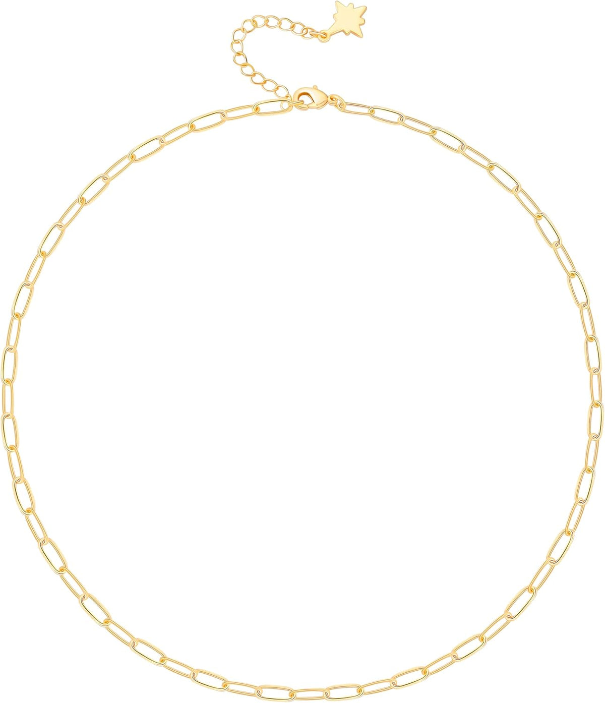 18K Gold Plated Paperclip Chain Choker Sa18K Gold Plated Freshwater Pearl Pendant Necklace Womentellite Chain Freshwater Cultured Biwa Pearl Pendant Necklace Dainty Turquoise Jewelry for Women
