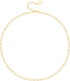 18K Gold Plated Paperclip Chain Choker Sa18K Gold Plated Freshwater Pearl Pendant Necklace Womentellite Chain Freshwater Cultured Biwa Pearl Pendant Necklace Dainty Turquoise Jewelry for Women