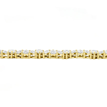 14k gold plated sterling silver diamond bracelet women