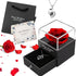 preserved real rose necklace gift for women