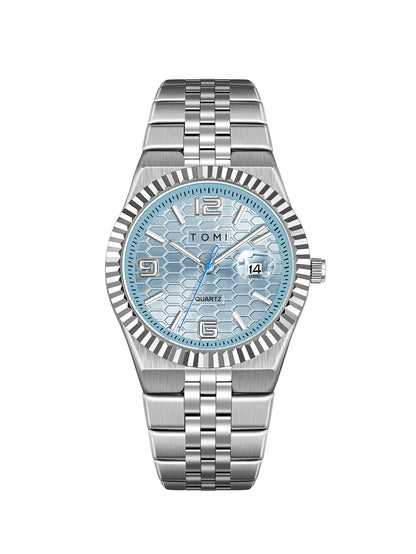Fashionable minimalist mens watch