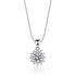 moissanite pendant necklace sterling silver women
