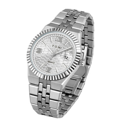 Fashionable minimalist mens watch