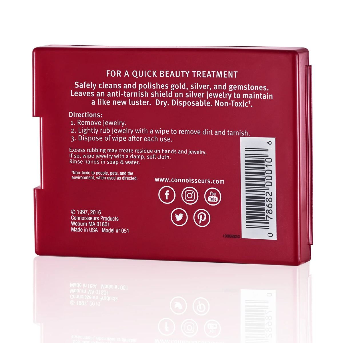 Jewelry Cleaning Wipes Gold &amp; Silver – 25 Count Pack