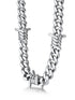 Thorns Cuban Chain Barbed Wire Necklace for Men – 9MM